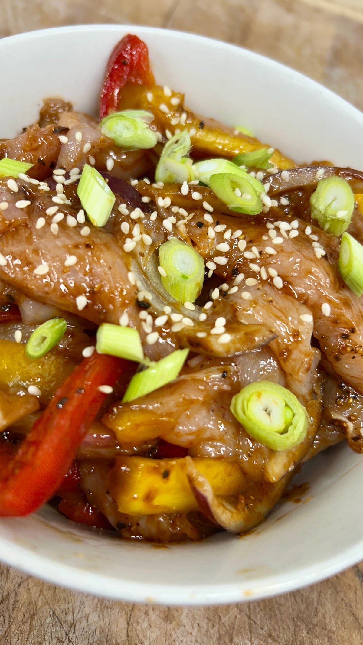 Roasted Black Garlic Chicken Stir Fry