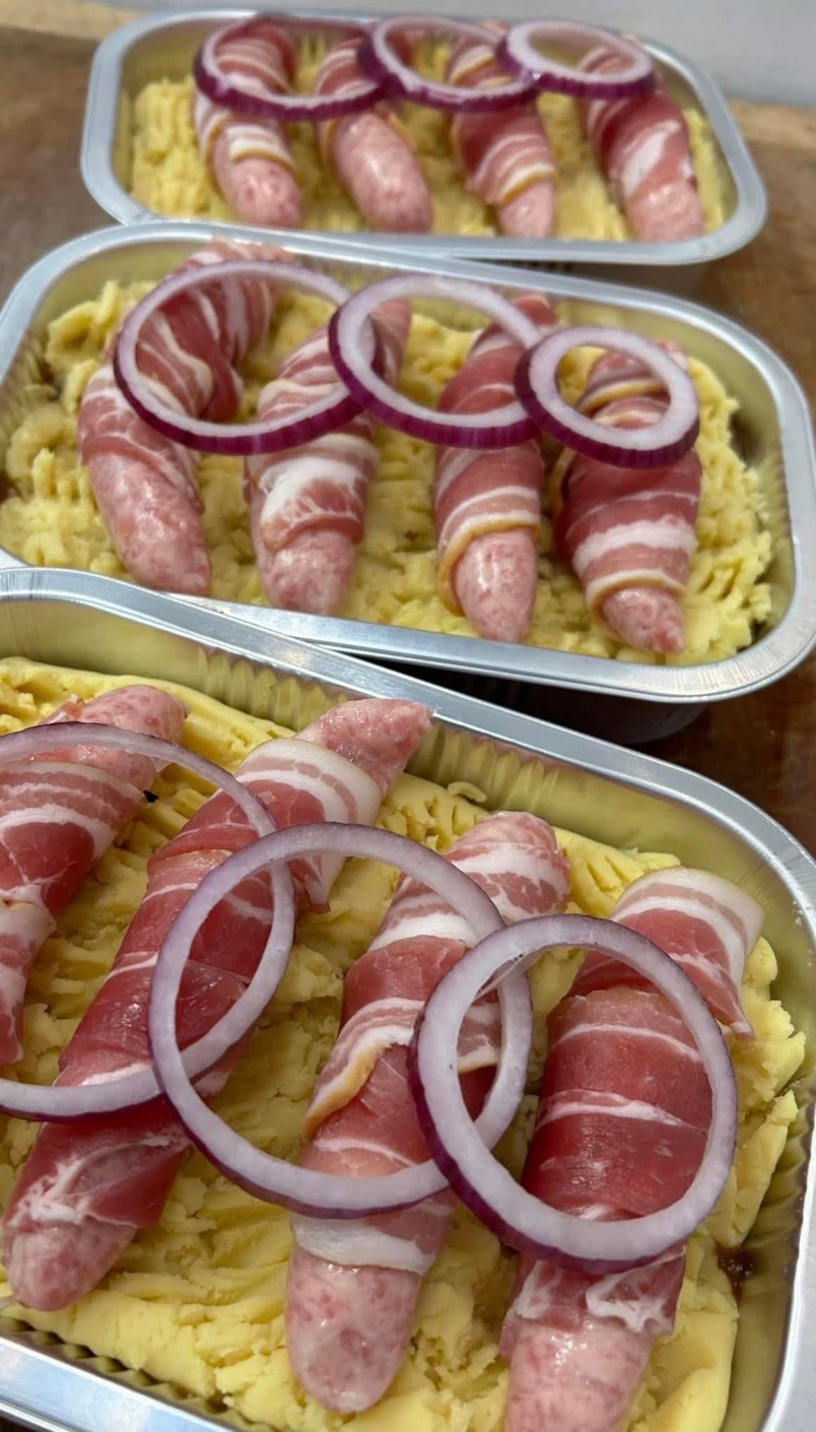 Bangers & Mash with Onion Gravy
